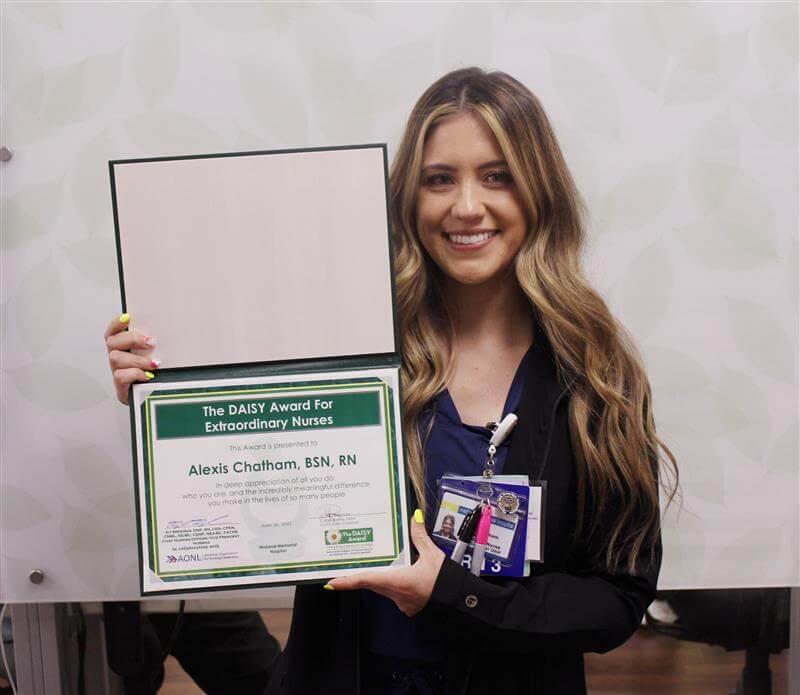 Midland Health celebrates DAISY Award Winner Alexis Chatham